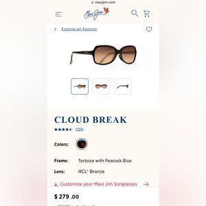 Maui Jim “Cloud Break” sunglasses